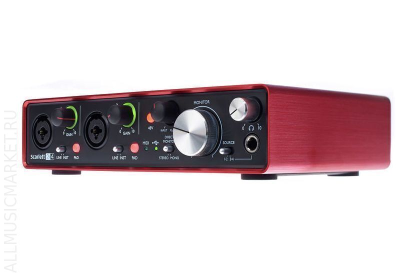 Звуковая карта scarlett 2i4 focusrite scarlett