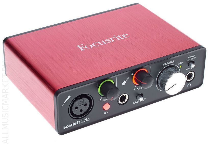 Звуковая карта focusrite scarlett solo 2nd gen