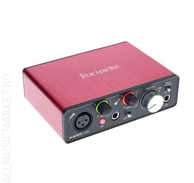 Звуковая карта focusrite scarlett solo 2nd gen