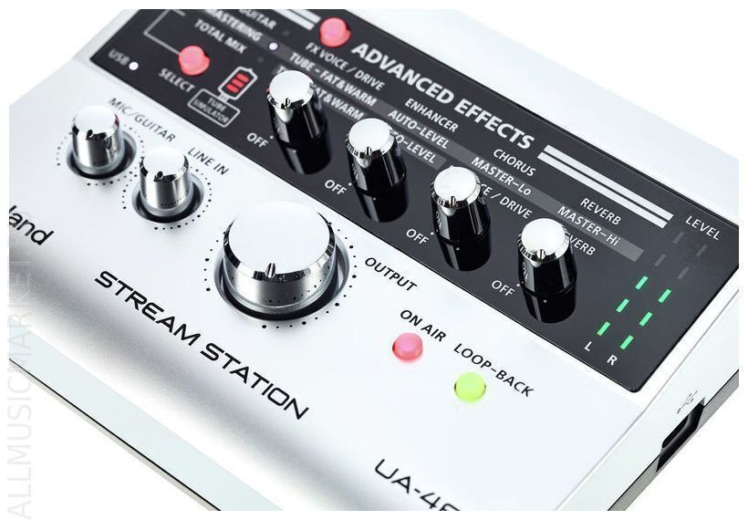 織り柄チェック Roland STREAM STATION UA-4FXⅡ - オーディオ