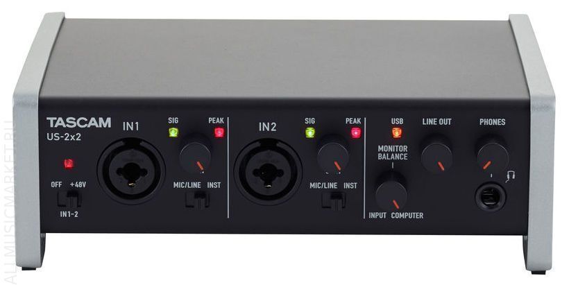 Внешняя звуковая карта tascam series 102i